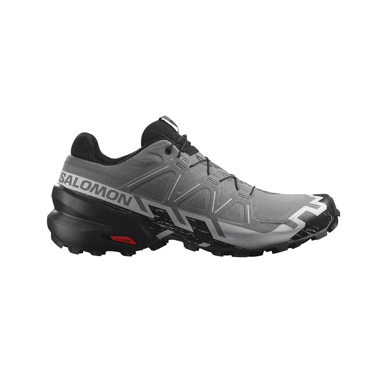 Salomon Speedcross 6 Trail Running Shoe Men's in Quiet Shade Black Pearl Blue
